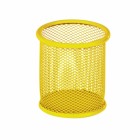 Підставка для ручок кругла 90х90х100мм, метал, жовтий, KIDS Line "ZiBi" 3100-08