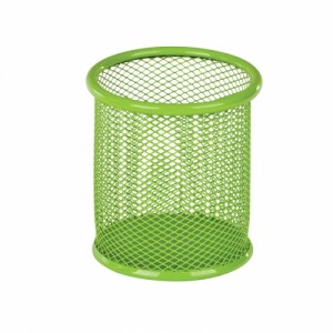 Підставка для ручок кругла 90х90х100мм, метал, салатовий, KIDS Line "ZiBi" 3100-15