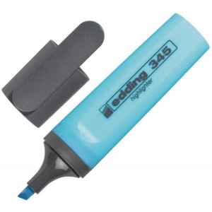 Текст-маркер Highlighter, блакитний "Edding" e-345