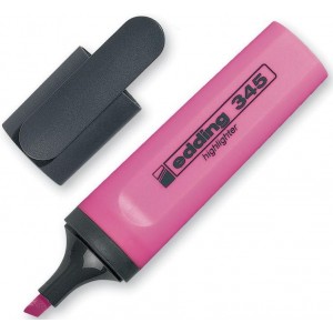 Текст-маркер Highlighter, рожевий "Edding" e-345