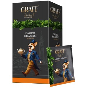 GRAFF, 20 шт., чай чорний, English Breakfast gr.10139