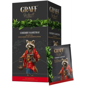 GRAFF, 20 шт., чай чорний, Cherry Samurai gr.10429
