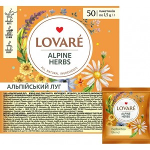 Lovare, 50шт., чай трав'яний, Альпійський луг lv.72212