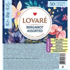 Lovare, 50 шт., чай чорний бергамот асорті, пакет lv.79822_50