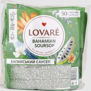 Lovare, 50 шт., чай зелений, «Багамський саусеп» lv.16263