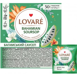 Lovare, 50 шт., чай зелений, «Багамський саусеп» lv.16263