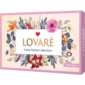 Lovare, 90 шт., Чай асорті «Great Partea Collection» 18 видів пакетиків по 5 шт lv.72878