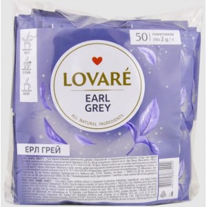 Lovare, 50 шт., чай чорний, Earl Grey lv.75442