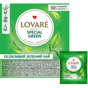 Lovare, 50 шт., чай зелений, Special green lv.75459