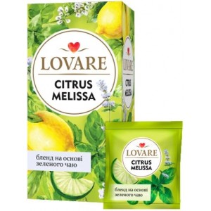 Lovare, 24 шт., чай зелений, «Цитрусова меліса» lv.76845