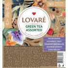Lovare, 50 шт., чай зелений, асорті, пакет lv.78153