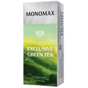 МОNОМАХ, 25шт, чай зелений EXCLUSIVE GREEN TEA (mn.12500)