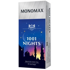 МОNОМАХ, 25шт, чай бленд чорного та зеленого 1001 NIGHTS (mn.18342)