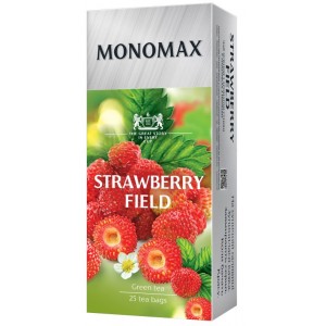 МОNОМАХ, 25шт, чай зелений STRAWBERRY FIELD (mn.75565)