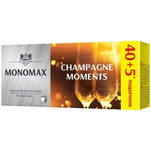 МОNОМАХ, 45шт, чай бленд чорного та зеленого CHAMPAGNE MOMENT (mn.78344)