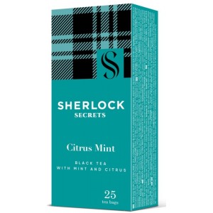 Sherlock Secrets, 25шт, чай чорний "Citrus Mint" (shs.01138)