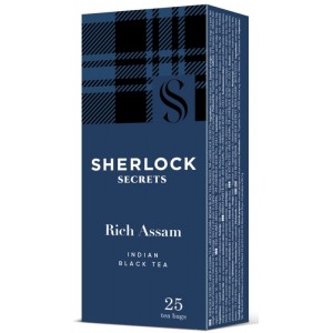 Sherlock Secrets, 25шт, чай чорний "Rich Assam" (shs.01176)