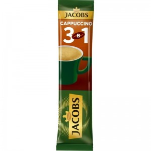 Jacobs Cappuccino, 3 в 1, 24 шт, кавовий напій prpj.90601
