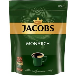 Jacobs Monarch, 60 гр, кава розчинна, пакет (prpj.90922)