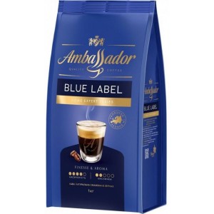 AMBASSADOR Blue Label, 1 кг, кава в зернах (am.52078)