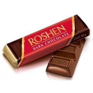 Батончик шоколадно-помадний 43 гр "Roshen" 12075