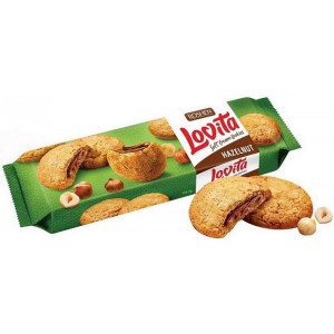 Печиво Lovita Soft Cream Cookies Hazelnut 127г " Roshen"