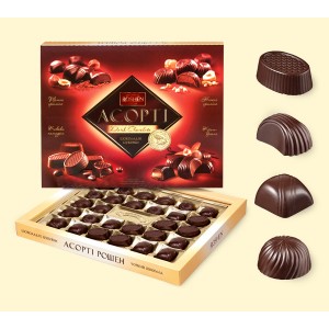 Цукерки Assortment Classic, в чорному шоколаді "Roshen" 154 гр 11144