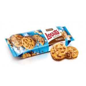 Roshen Печиво Lovita Classic Cookies з арахісом, 150 гр (12422)