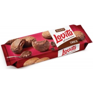Печиво Lovita Soft Cream Choco 127г " Roshen"