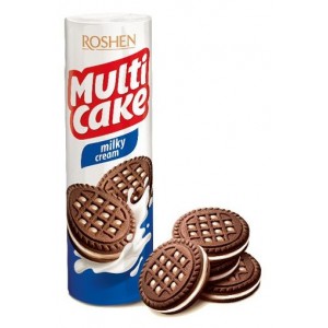 Печиво Multi Cakе Milky Cream 180г  "Roshen"