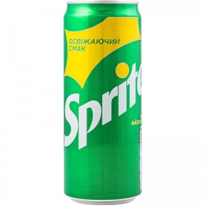 Напій безалкогольний сильн/газ Sprite з/б 0.33 л