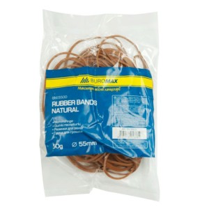 Резинки для денег 50 гр NATURAL "BuroMAX" BM.5500