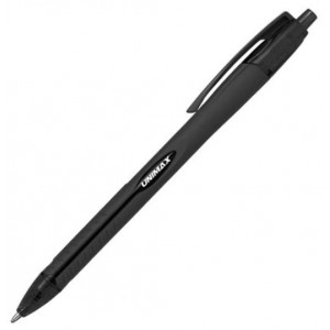 Ручка кулькова (авт.), чорна Aerogrip "UNIMAX" UX-136-01