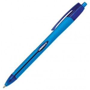 Ручка кулькова (авт.) синя, Aerogrip "UNIMAX" UX-136-02