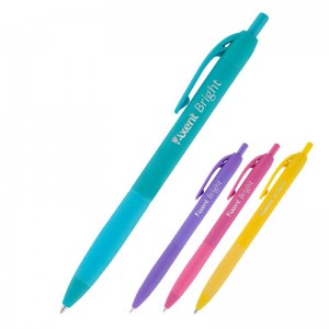 Ручка шариковая (авт) Bright, синяя "Axent" AB1079-02-A