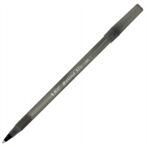 Ручка кулькова Round Stic, чорна "Bic" bc920568