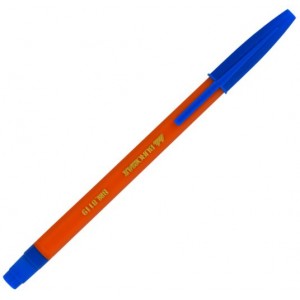 Ручка кулькова ORANGE, синя "BuroMAX" BM.8119-01