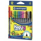 Набір із 12 лінерів HAPPY 0,3мм "Centropen" 2521