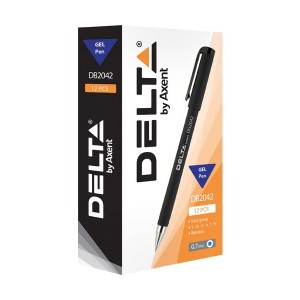 Ручка гелева, червона "Delta" DG2042-06