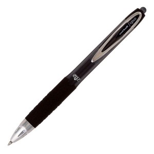 Ручка гелева автоматична Signo 207, 0.7мм, пише чорним "UNI" UMN-207.Black