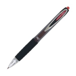 Ручка гелева автоматична Signo 207, 0.7мм, пише червоним "UNI" UMN-207.Red