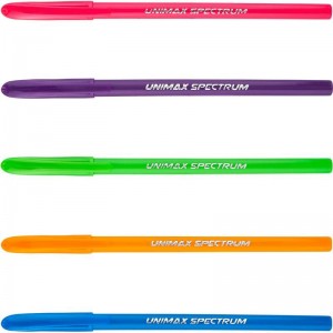 Ручка кулькова, синя Spectrum Fashion (асорті) "UNIMAX" UX-135-02