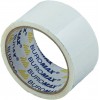 Клейка стрічка пакувальна, 48мм x 35м, біла "BuroMAX" BM.7007-12