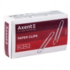 Скрiпки нікельовані, 50 мм, круглі, 100 шт "Axent" 4102-А