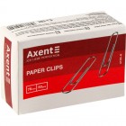Скрiпки нікельовані, 78 мм, круглі, 50 шт  "Axent" 4103-А