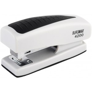 Степлер пластиковий, 20 арк., (скоби №24; 26), 98х33х50 мм, сірий "BuroMAX" BM.4200-09