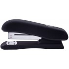 Степлер пластиковий, RUBBER TOUCH, 20 арк., (скоби №24; 26), 127х54х33 мм, чорний "BuroMAX" BM.4202-01