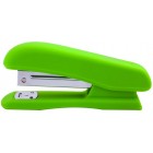 Степлер пластиковий, RUBBER TOUCH, 20 арк., (скоби №24; 26), 127х54х33 мм, світло-зелений "BuroMAX" BM.4202-15