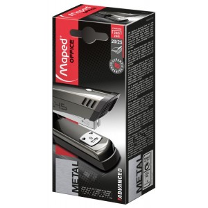 Степлер ADVANCED METAL метал., №24/6, 25л, темно-сірий "MAPED" MP.354511