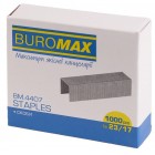Скоби №23/17, ЛЮКС, 1000шт (до 150арк) "BuroMAX" ВМ.4407 